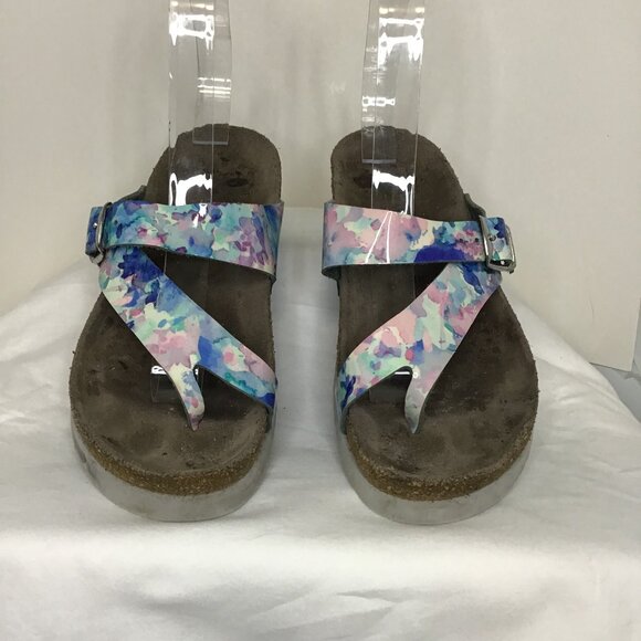 Mephisto Helen Sandals Blue Multicolour Size 36 (US 5) - Picture 2 of 13